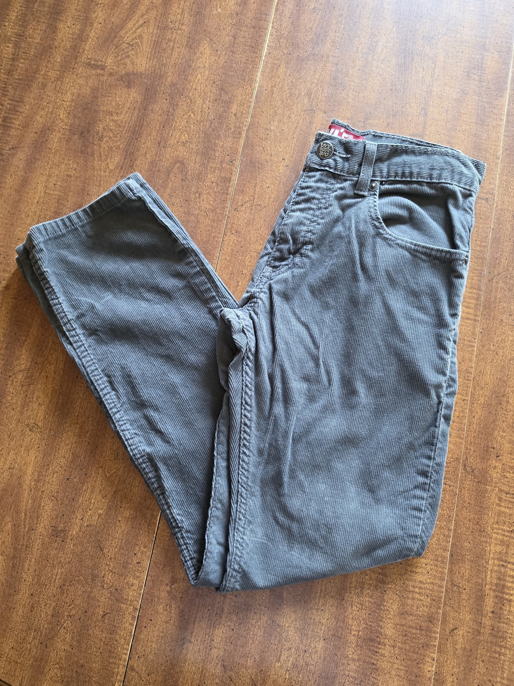 Levi's Gray Corduroy Pants